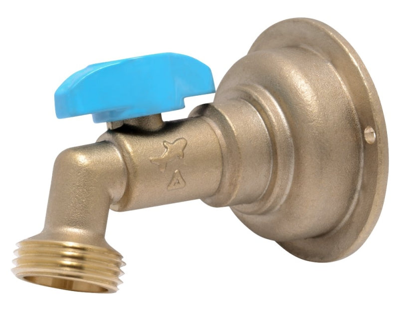 SHARKBITE SharkBite 24620LF Hose Bibb, 1/2 x 3/4 in Connection, MHT, 200 psi Pressure, Quarter-Turn Actuator, Brass Body PLUMBING, HEATING & VENTILATION SHARKBITE