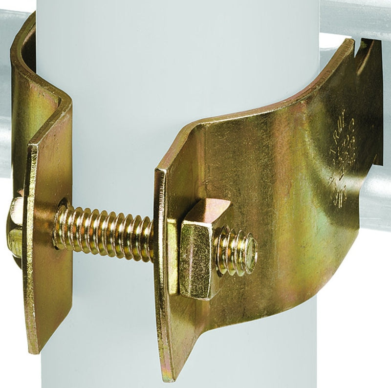 SUPERSTRUT SuperStrut Z703 1 1/4-10 Pipe Clamp, Galvanized, Steel, Gold