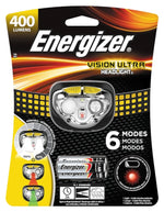 ENERGIZER BATTERY Energizer HDE32E Headlight, AAA Battery, LED Lamp, 400 Lumens, 80 m Beam Distance, 2 hr Run Time, Gray ELECTRICAL ENERGIZER BATTERY