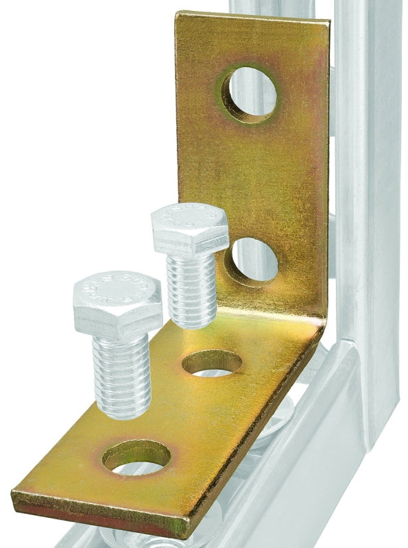 SUPERSTRUT SuperStrut 200 Series ZAB205-10 Angle Bracket Fitting, Plastic, Gold, Galvanized ELECTRICAL SUPERSTRUT