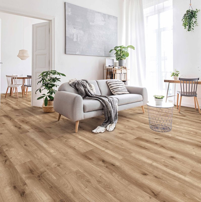 HEALTHIER CHOICE FLOORI Healthier Choice Flooring HCL803C04 Laminate Flooring Plank, 4-Sided Bevel Profile, Wood, Laurel Ridge, 48 in L BUILDING MATERIALS HEALTHIER CHOICE FLOORI