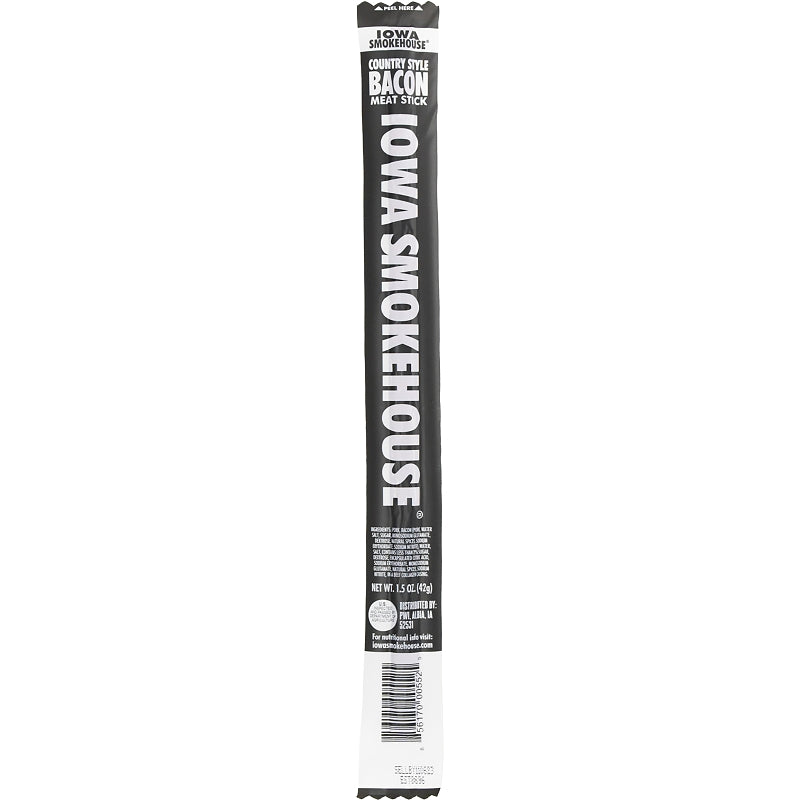 IOWA SMOKEHOUSE Iowa Smokehouse is-1.5csba-m Meat Stick, Bacon, 1.5 oz