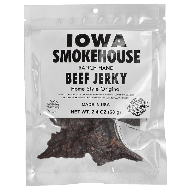 IOWA SMOKEHOUSE Iowa Smokehouse is-rh2jn-m Snacks, Original, 2.4 oz, Bag