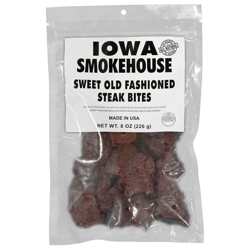 IOWA SMOKEHOUSE Iowa Smokehouse IS-SBOF Steak Bite, Sweet Old Fashioned, 8 oz