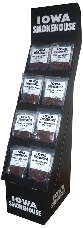 IOWA SMOKEHOUSE Iowa Smokehouse IS-DSB01 Steak Bites, Black Pepper, Sweet Old Fashioned, 8 oz