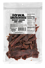 IOWA SMOKEHOUSE Iowa Smokehouse IS-10JH Beef Jerky, Hickory, 10 oz, Pack