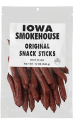 IOWA SMOKEHOUSE Iowa Smokehouse is-snk12o Snack Sticks, Original, 12 oz HOUSEWARES IOWA SMOKEHOUSE