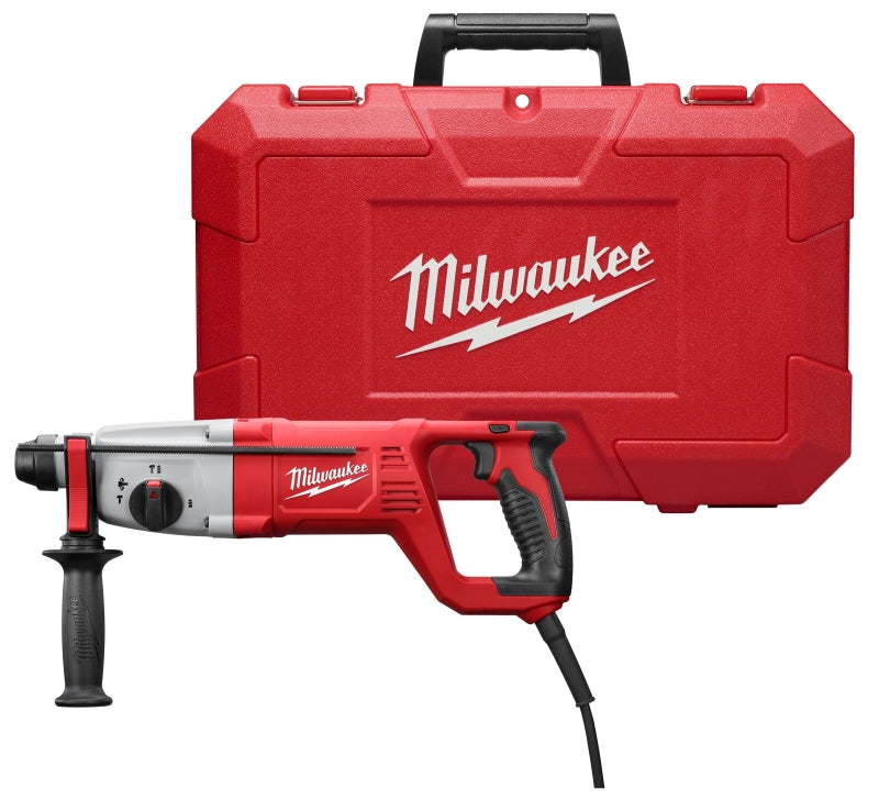 MILWAUKEE Milwaukee 5262-21 Rotary Hammer Kit, 8 A, SDS-Plus Chuck, 1 in Chuck, 0 to 5625 bpm, 2.1 ft-lb Impact Energy TOOLS MILWAUKEE