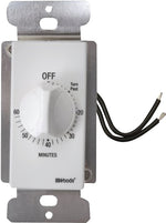 WOODS Woods 59717 Countdown Timer, 20 A, 125 V, 2500 W, 60 min Time Setting, White ELECTRICAL WOODS