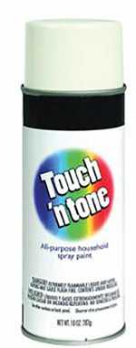 TOUCH 'N TONE Touch 'N Tone 55274830 Spray Paint, Gloss, White, 10 oz, Can