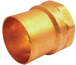 NIBCO INC. Nibco W01150D Street Pipe Adapter, 1/2 in, Sweat x FPT, Copper