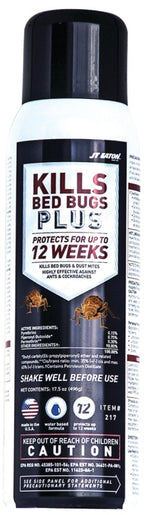 J.T. EATON J.T. Eaton 217 Bed Bug Insecticide, Liquid, Spray Application, 17.5 oz Can LAWN & GARDEN J.T. EATON