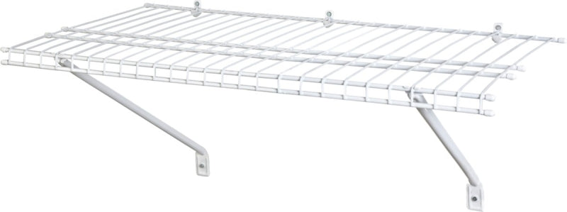 CLOSETMAID ClosetMaid 1031 Shelf Kit, 60 lb, 36 in L, 12 in W, Steel, White