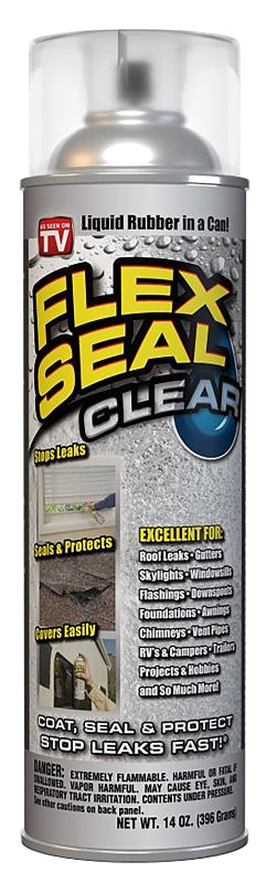 FLEX SEAL Flex Seal FSCL20 Rubberized Spray Coating, 12 sq-ft Coverage Area, 14 oz Can