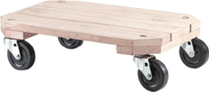 SHEPHERD Shepherd Hardware 9854 Furniture Dolly, 360 lb, Solid Wood Platform