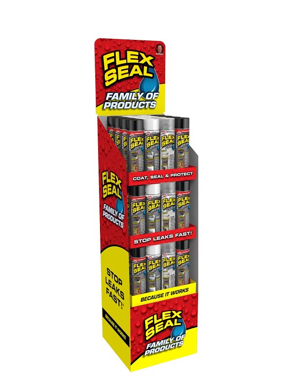 FLEX SEAL Flex Seal FSMIX-48 Rubberized Coating Display HOUSEWARES FLEX SEAL