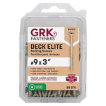 GRK FASTENERS GRK Fasteners Deck Elite Series 30903 Deck Screw, 3 in L, Coarse Thread, Bugle Head, Torx Drive, 6-Point, 80 HARDWARE & FARM SUPPLIES GRK FASTENERS