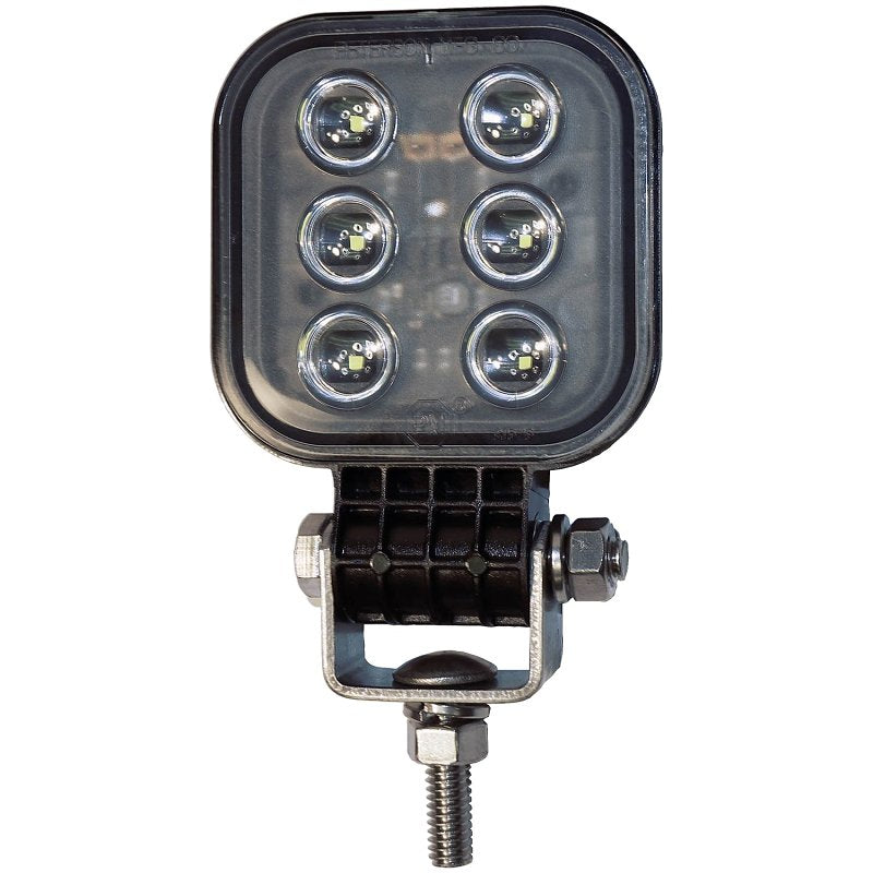 PETERSON MFG PM V905-MV Square Work Light, 12/24 V, LED Lamp, White AUTOMOTIVE PETERSON MFG
