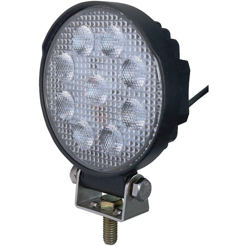 PETERSON MFG PM Great White Series V921-MV Round Work Light, 13.5/28 V, LED Lamp, White