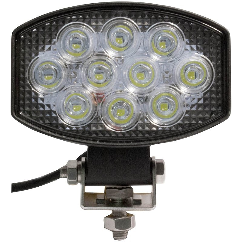 PETERSON MFG PM Great White Series V919-MV Oval Work Light, 12/24 V, LED Lamp, White