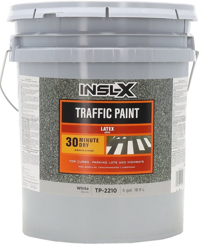 INSL-X Insl-X TP2210099-05 Traffic Marking Paint, Flat, White, 5 gal, Can