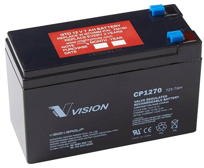 MIGHTY MULE Mighty Mule FM150 Replacement Battery, For: FM500, FM502 and Pro Model Gate Openers