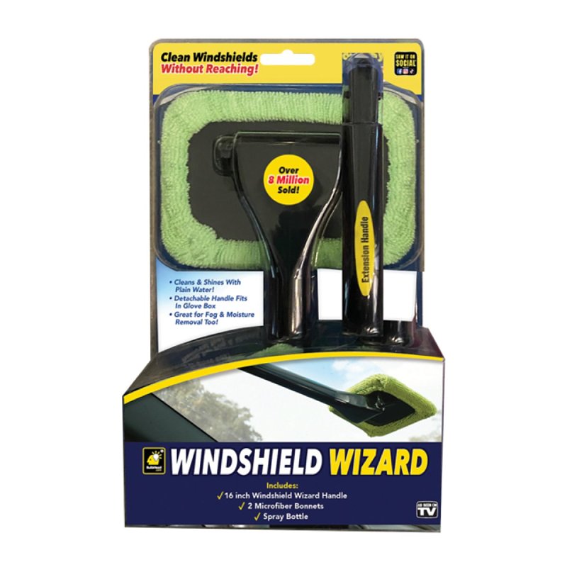 WINDSHIELD WONDER Windshield Wonder 3586-12 Cleaner Kit, Black Handle AUTOMOTIVE WINDSHIELD WONDER