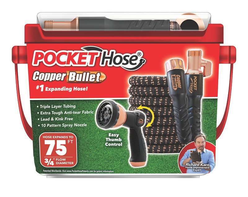 POCKET HOSE GARDEN HOSE EXPANDABLE MD 75FT