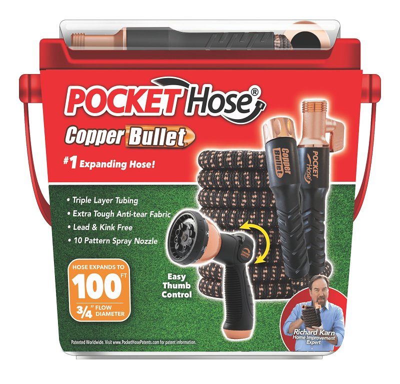POCKET HOSE GARDEN HOSE EXPANDABLE 100FT
