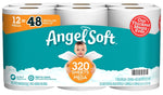 ANGEL SOFT Angel Soft 79397 Toilet Tissue, 2-Ply, Paper, 12/PK