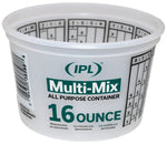 LEAKTITE-IPL PLASTICS ENCORE Plastics 300352 Mixing Container, 16 oz Capacity, Plastic
