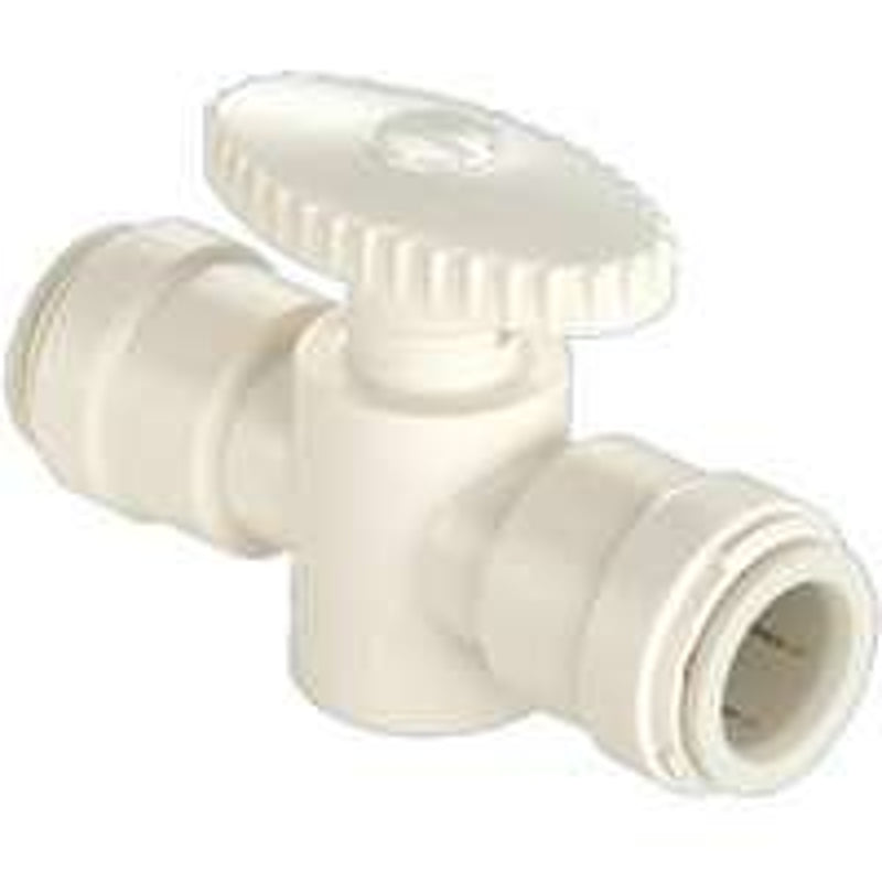 WATTS Watts 3539-08/P-450 Stop Valve, 3/8 in Connection, Push Fitting, 250 psi Pressure, Plastic Body PLUMBING, HEATING & VENTILATION WATTS