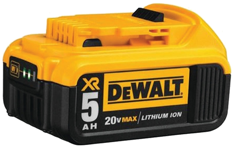 DEWALT DEWALT 20V MAX Series DCB205 Battery Pack, 20 V Battery, 5 Ah, 90 min Charging
