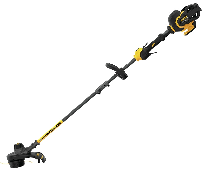 DEWALT DEWALT DCST970B Cordless String Trimmer, Tool Only, 3 Ah, 60 V, Lithium-Ion, 0.095 in Dia Line, 52 in L Shaft