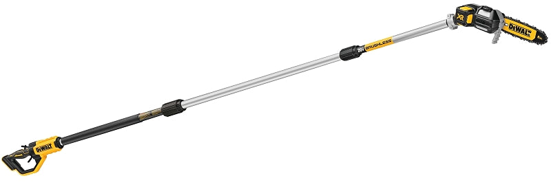 DEWALT DEWALT DCPS620B Pole Saw, 20 V, Plastic Pole, Comfort Grip Handle, 8 in OAL