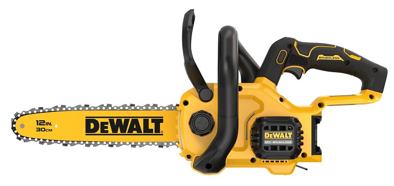 DEWALT DEWALT MAX Series DCCS621B Cordless Chainsaw, Tool Only, 20 V, Lithium-Ion, 10-1/2 in Dia Cutting Capacity, 12 in L Bar