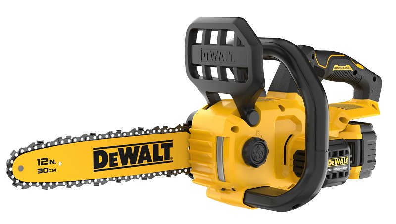 DEWALT DEWALT MAX Series DCCS621P1 Cordless Chainsaw Kit, Battery Included, 5 Ah, 20 V, Lithium-Ion, 12 in L Bar, 3/8 in Pitch