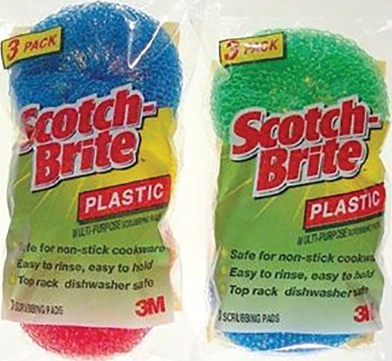 SCOTCH-BRITE Scotch-Brite 215FW Scrub Pad, Assorted