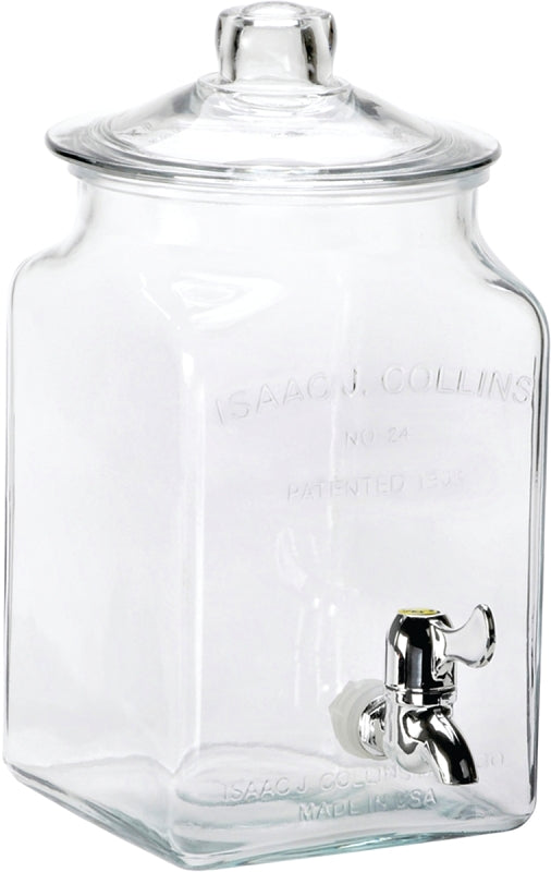 ANCHOR HOCKING Anchor Hocking 93474 Beverage Dispenser, 1.5 gal Capacity, Glass Container, Clear