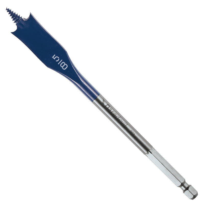 BOSCH Bosch Daredevil DSB1007 Spade Drill Bit, 5/8 in Dia, 6 in OAL, 1-Flute, 1/4 in Dia Shank, Hex Shank TOOLS BOSCH