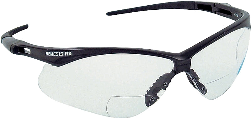 ANSELL HEALTHCARE PRODU Jackson Safety 28624 Safety Glasses, Universal Lens, Hard-Coated Lens, Polycarbonate Lens, Wraparound Frame, Clear Frame