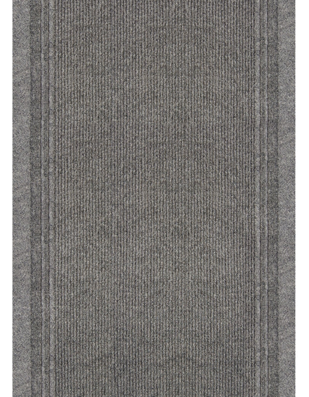 MULTY INDUSTRIES Multy Home MT1000275 Rug, 60 ft L, 26 in W, Runner, Polypropylene Rug, Gray HOUSEWARES MULTY INDUSTRIES