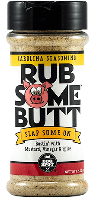 BBQ SPOT BBQ Spot OW85120 Butt Carolina BBQ Rub, Mustard, 6.5 oz