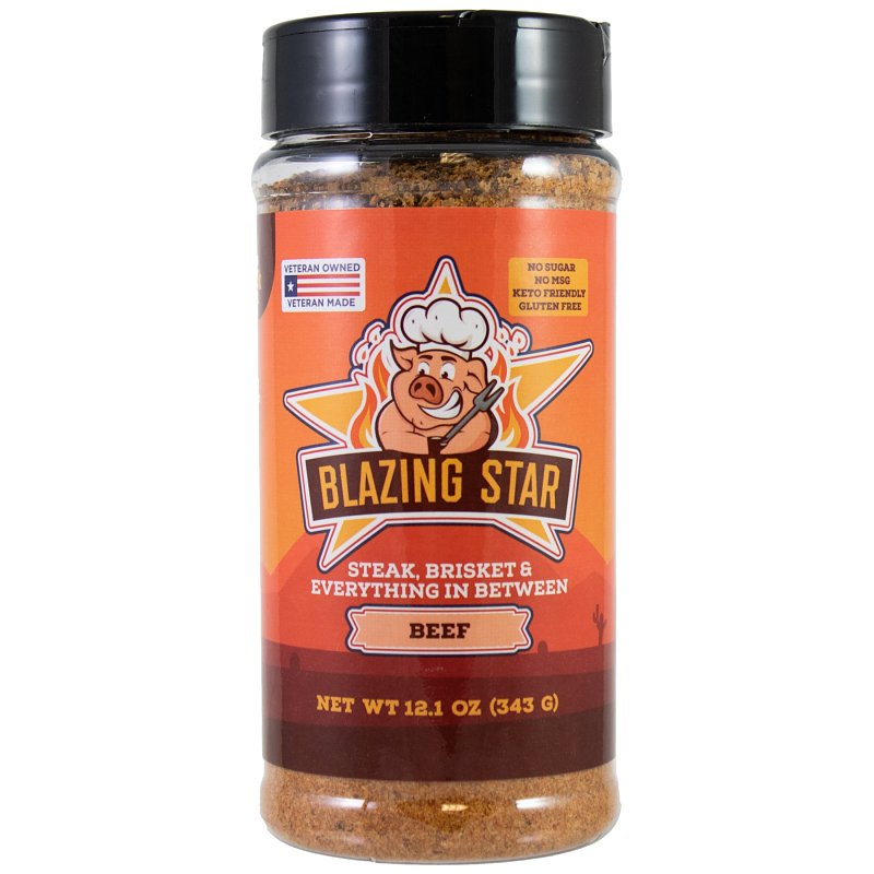 BLAZING STAR Blazing Star BZ00110-C Rub Seasoning, 12.1 oz OUTDOOR LIVING & POWER EQUIPMENT BLAZING STAR
