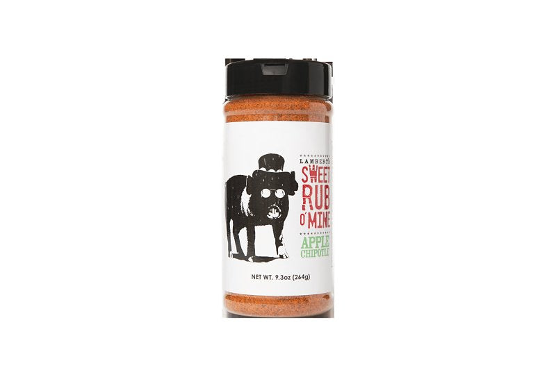 SWEET RUB O' MINE Sweet Swine O' Mine SS02051 Seasoning, Apple Chipotle, 9.3 oz Can OUTDOOR LIVING & POWER EQUIPMENT SWEET RUB O' MINE