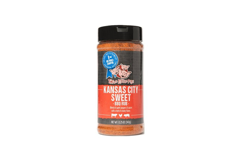 THREE LITTLE PIGS BBQ Spot OW85161 Sweet BBQ Rub, 12.25 oz