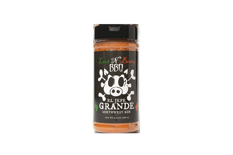 LOOT N BOOTY Loot N' Booty BBQ El Jefe Grande OW88415 Southwest Rub, Citrus, Cumin, Pepper, 11.6 oz