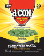 E.H. (US) LLC ACCT 7003 d-CON 98345 Refillable Bait Station, Sweetish Faint, Solid
