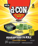 E.H. (US) LLC ACCT 7003 d-CON 98665 Refillable Bait Station, Solid