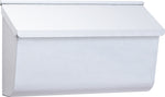 SOLAR GROUP Gibraltar Mailboxes Woodlands L4009WW0 Mailbox, 450 cu-in Capacity, Galvanized Steel, Textured Powder-Coated, White